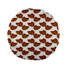 Biscuits Photo Motif Pattern Standard 15  Premium Flano Round Cushions from ArtsNow.com Back