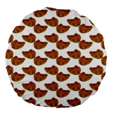 Biscuits Photo Motif Pattern Large 18  Premium Flano Round Cushions from ArtsNow.com Front