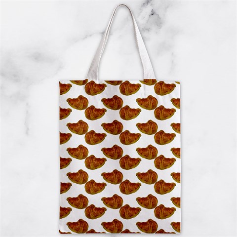 Biscuits Photo Motif Pattern Zipper Classic Tote Bag from ArtsNow.com Front