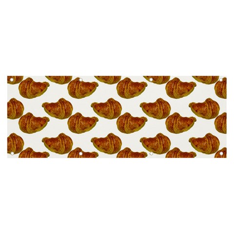Biscuits Photo Motif Pattern Banner and Sign 8  x 3  from ArtsNow.com Front