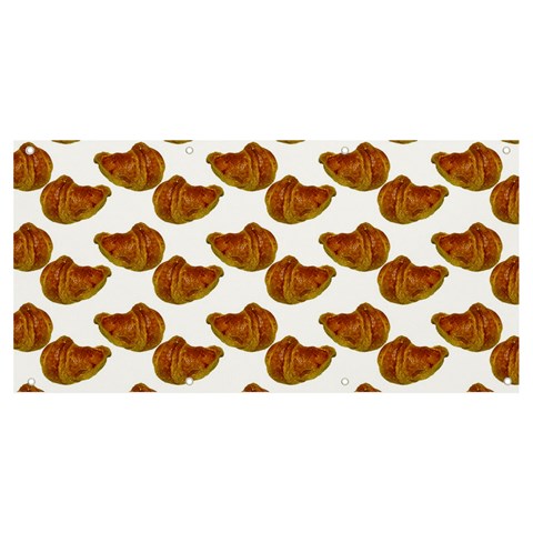Biscuits Photo Motif Pattern Banner and Sign 8  x 4  from ArtsNow.com Front