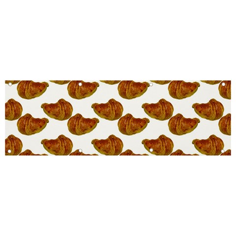 Biscuits Photo Motif Pattern Banner and Sign 9  x 3  from ArtsNow.com Front
