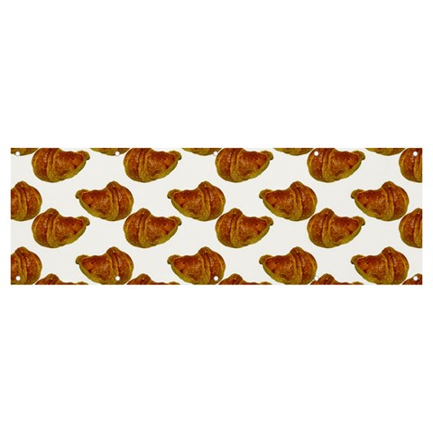 Biscuits Photo Motif Pattern Banner and Sign 12  x 4  from ArtsNow.com Front