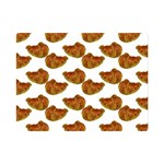 Biscuits Photo Motif Pattern One Side Premium Plush Fleece Blanket (Mini)