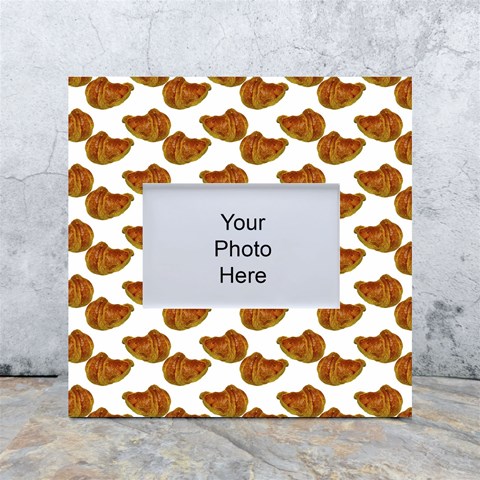 Biscuits Photo Motif Pattern White Box Photo Frame 4  x 6  from ArtsNow.com Front