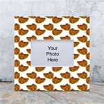 Biscuits Photo Motif Pattern White Box Photo Frame 4  x 6 