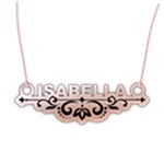 Personalized Name Graphic 925 Sterling Silver Pendant Necklace