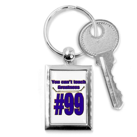 You Can t Teach Greatness Key Chain (Rectangle) from ArtsNow.com Front