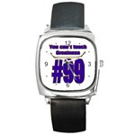 You Can t Teach Greatness Square Metal Watch