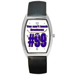 You Can t Teach Greatness Barrel Style Metal Watch