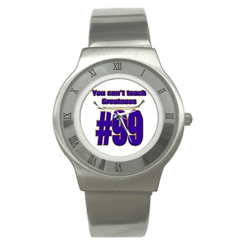 You Can t Teach Greatness Stainless Steel Watch from ArtsNow.com Front
