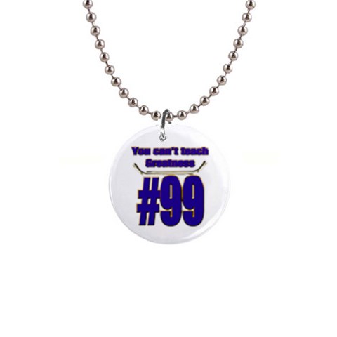 You Can t Teach Greatness 1  Button Necklace from ArtsNow.com Front