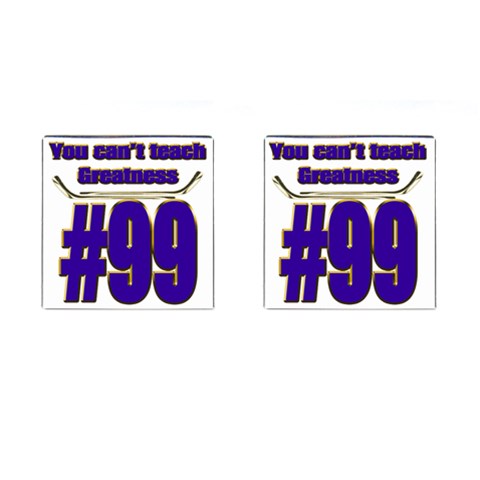 You Can t Teach Greatness Cufflinks (Square) from ArtsNow.com Front(Pair)