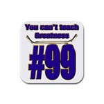 You Can t Teach Greatness Rubber Square Coaster (4 pack)