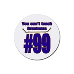 You Can t Teach Greatness Rubber Coaster (Round)