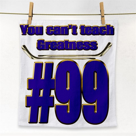 You Can t Teach Greatness Face Towel from ArtsNow.com Front
