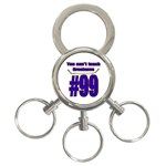You Can t Teach Greatness 3-Ring Key Chain