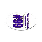 You Can t Teach Greatness Sticker Oval (10 pack)