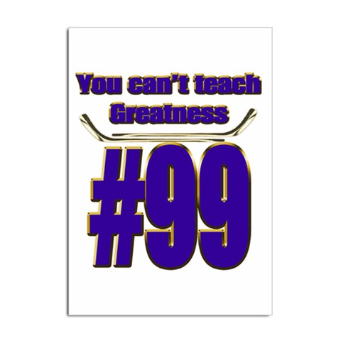 You Can t Teach Greatness Sticker A4 (100 pack) from ArtsNow.com Front