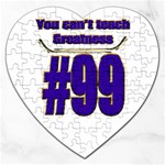 You Can t Teach Greatness Jigsaw Puzzle (Heart)