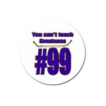 You Can t Teach Greatness Magnet 3  (Round)