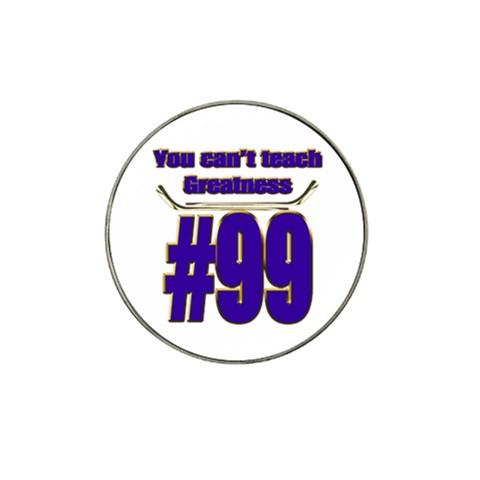 You Can t Teach Greatness Hat Clip Ball Marker from ArtsNow.com Front