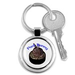 Puck Bunny 1 Key Chain (Round)