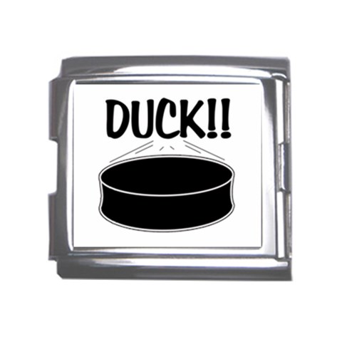 DUCK!! Mega Link Italian Charm (18mm) from ArtsNow.com Front