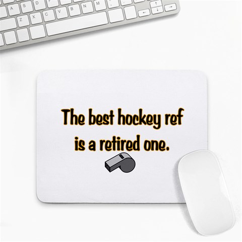 Retired Ref Small Mousepad from ArtsNow.com Front
