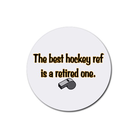 Retired Ref Rubber Coaster (Round) from ArtsNow.com Front