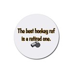 Retired Ref Rubber Round Coaster (4 pack)