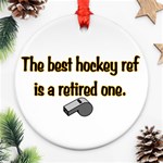 Retired Ref Round Ornament (Two Sides)