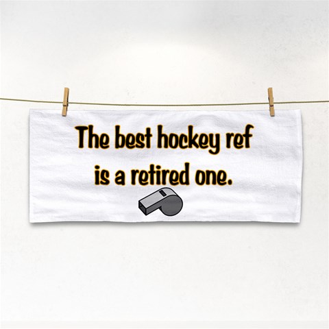 Retired Ref Hand Towel from ArtsNow.com Front