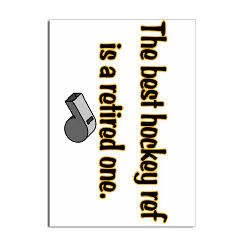 Retired Ref Sticker A4 (100 pack) from ArtsNow.com Front