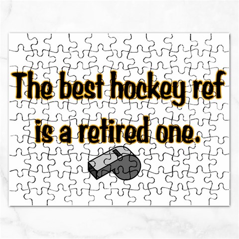 Retired Ref Jigsaw Puzzle (Rectangular) from ArtsNow.com Front