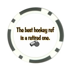 Retired Ref Poker Chip Card Guard from ArtsNow.com Front