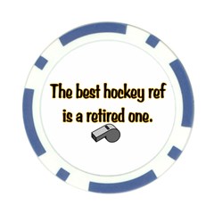 Retired Ref Poker Chip Card Guard from ArtsNow.com Front