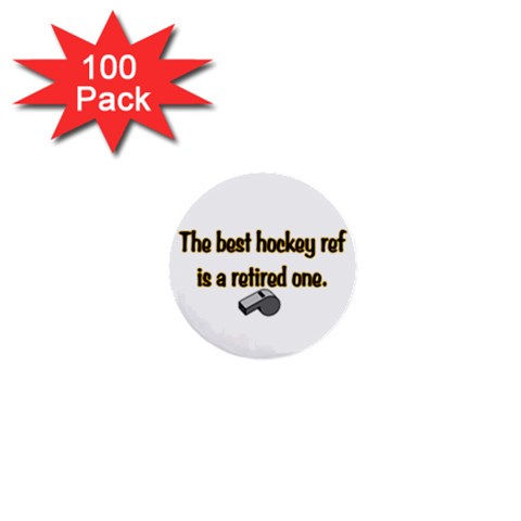 Retired Ref 1  Mini Button (100 pack)  from ArtsNow.com Front