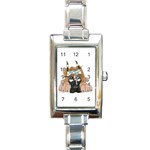 CF Pup space for rent Rectangular Italian Charm Watch
