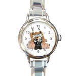 CF Pup space for rent Round Italian Charm Watch