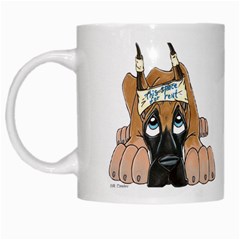 CF Pup space for rent White Mug from ArtsNow.com Left