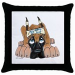 CF Pup space for rent Throw Pillow Case (Black)