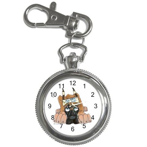 CF Pup space for rent Key Chain Watch from ArtsNow.com Front