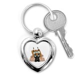 CF Pup space for rent Key Chain (Heart)