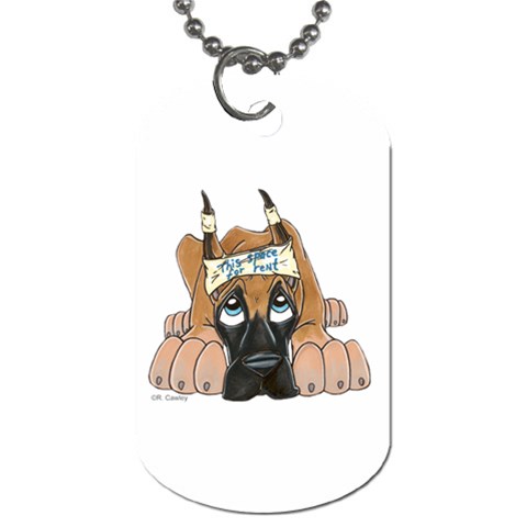 CF Pup space for rent Dog Tag (One Side) from ArtsNow.com Front