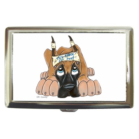 CF Pup space for rent Cigarette Money Case from ArtsNow.com Front
