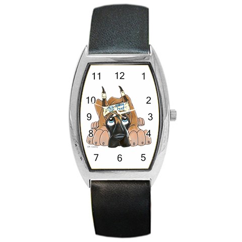 CF Pup space for rent Barrel Style Metal Watch from ArtsNow.com Front