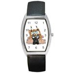 CF Pup space for rent Barrel Style Metal Watch