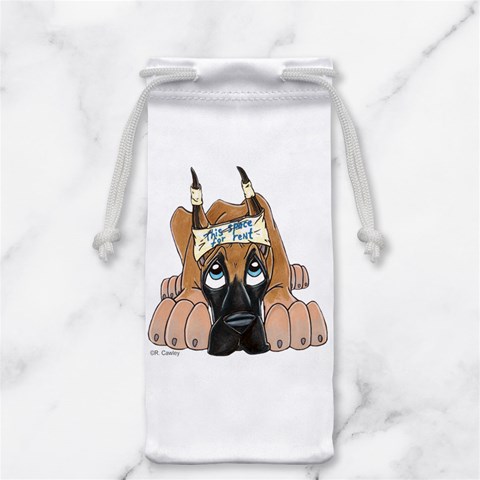 CF Pup space for rent Jewelry Bag from ArtsNow.com Front