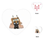 CF Pup space for rent Playing Cards (Heart)